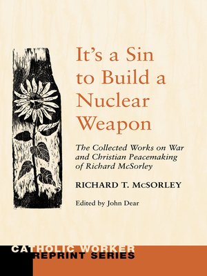cover image of It's a Sin to Build a Nuclear Weapon